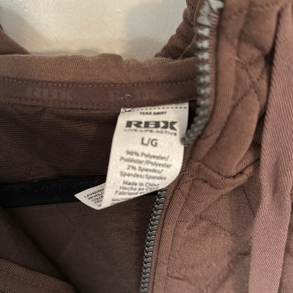 RBX Brown ZIP UP JACKET: NEW WITHOUT TAGS - Picture 4 of 4